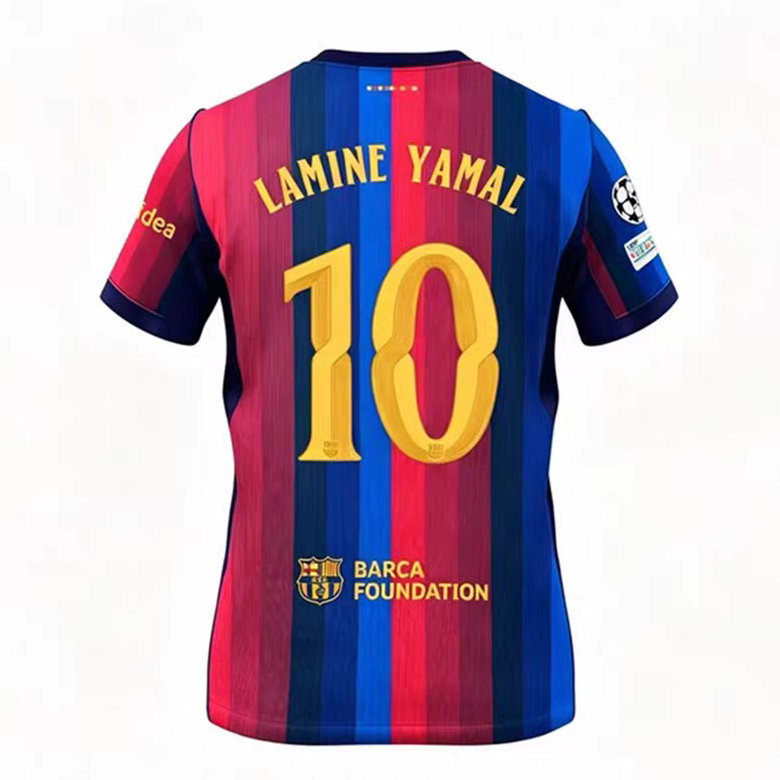 Lamine Yamal #10 Najcenejši Moški Nogometni dresi FC Barcelona 2026-27 Domači
