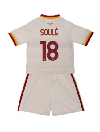 Najcenejši Otroški Nogometni dres kompleti AS Roma 2026-27 Matias Soule #18 Gostujoči
