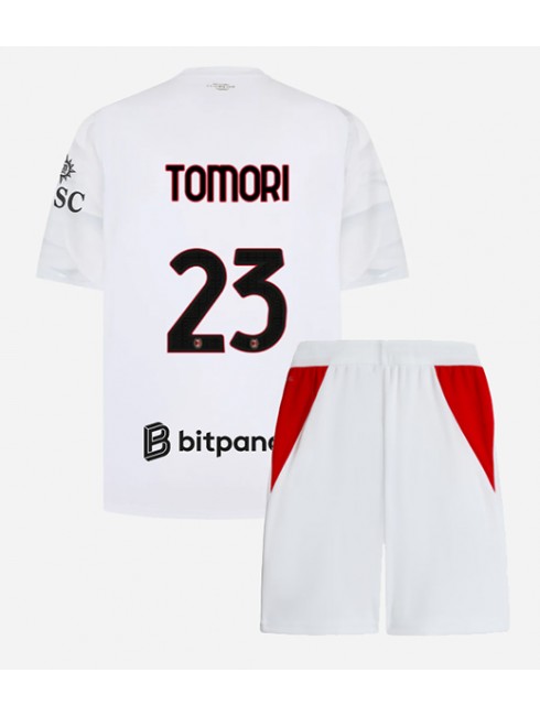 Otroški Nogometni dres kompleti AC Milan 2026-27 Fikayo Tomori #23 Gostujoči