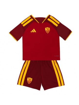 Najcenejši Otroški Nogometni dres kompleti AS Roma Domači 2026-27 rdeča