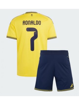 Kupiti Poceni Otroški Nogometni dres kompleti Al-Nassr Cristiano Ronaldo #7 Domači 2026-27