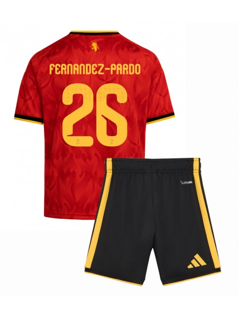 Otroški dresi za nogomet Belgija SP 2026 Matias Fernandez-Pardo #26 Domači kompleti