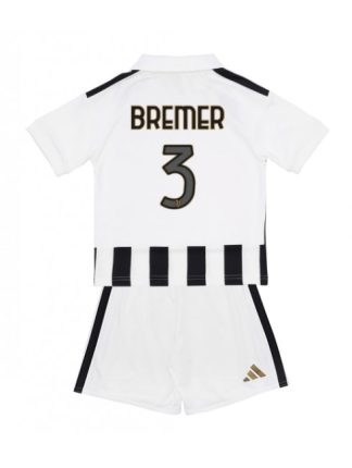 Najcenejši Otroški Nogometni dres kompleti Juventus Gleison Bremer #3 Domači 2026-27