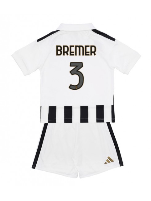 Najcenejši Otroški Nogometni dres kompleti Juventus Gleison Bremer #3 Domači 2026-27