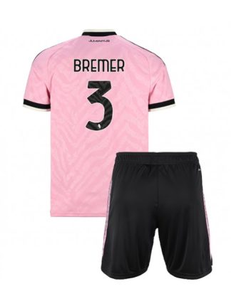 Najcenejši Otroški Nogometni dres kompleti Juventus Gleison Bremer #3 Gostujoči 2026-27