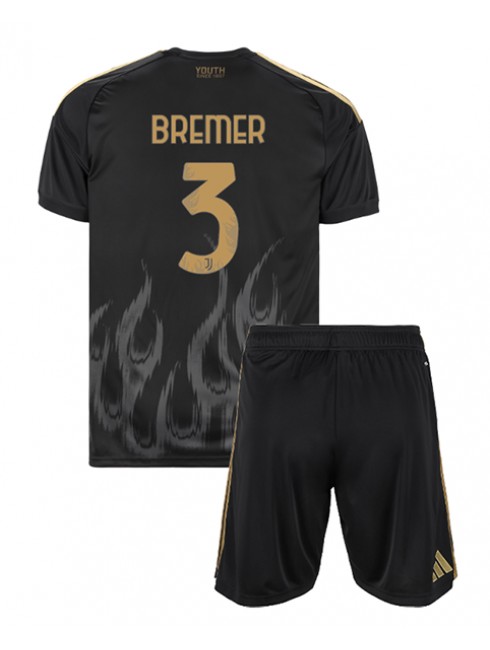 Najcenejši Otroški Nogometni dres kompleti Juventus Gleison Bremer #3 Tretji 2026-27