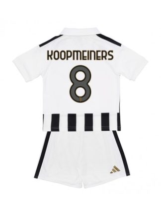 Najcenejši Otroški Nogometni dres kompleti Juventus Teun Koopmeiners #8 Domači 2026-27