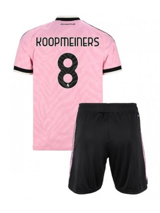 Poceni Otroški Nogometni dres kompleti Juventus Teun Koopmeiners #8 Gostujoči 2026-27