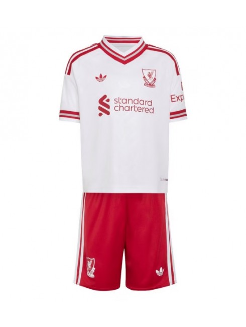 Najcenejši Otroški Nogometni dres kompleti Liverpool Dominik Szoboszlai #8 Gostujoči 2026-27-1