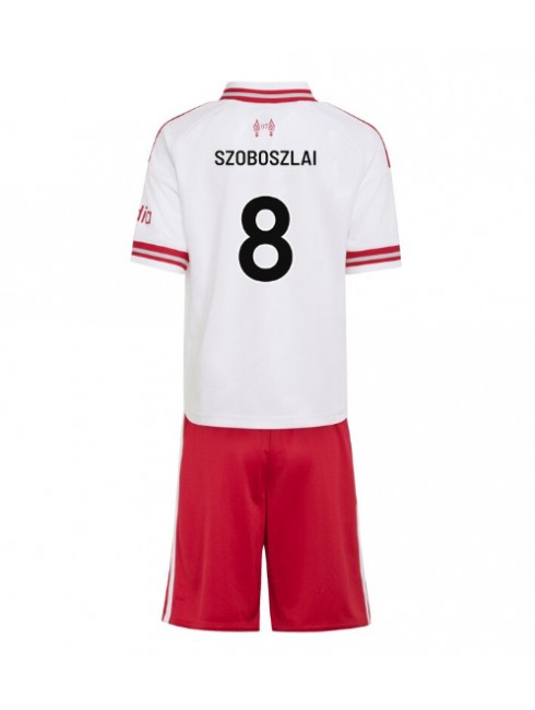 Najcenejši Otroški Nogometni dres kompleti Liverpool Dominik Szoboszlai #8 Gostujoči 2026-27