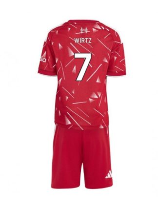 Najcenejši Otroški Nogometni dres kompleti Liverpool Florian Wirtz #7 Domači 2026-27