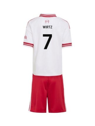 Najcenejši Otroški Nogometni dres kompleti Liverpool Florian Wirtz #7 Gostujoči 2026-27