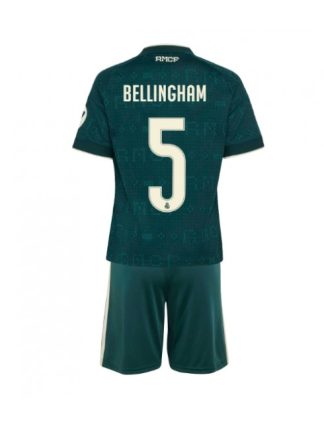 Najcenejši Otroški Nogometni dres kompleti Real Madrid Jude Bellingham #5 Gostujoči 2026-27