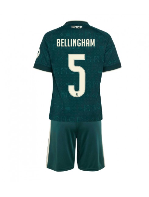 Najcenejši Otroški Nogometni dres kompleti Real Madrid Jude Bellingham #5 Gostujoči 2026-27