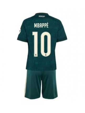 Najcenejši Otroški Nogometni dres kompleti Real Madrid Kylian Mbappe #10 Gostujoči 2026-27