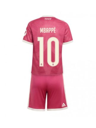 Najcenejši Otroški Nogometni dres kompleti Real Madrid Kylian Mbappe #10 Tretji 2026-27