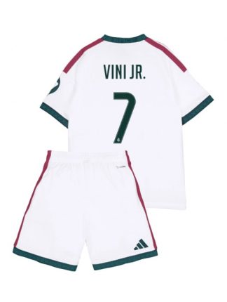 Najcenejši Otroški Nogometni dres kompleti Real Madrid Vinicius Junior #7 Domači 2026-27