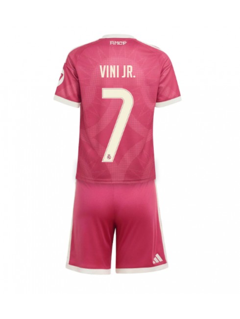 Najcenejši Otroški Nogometni dres kompleti Real Madrid Vinicius Junior #7 Tretji 2026-27