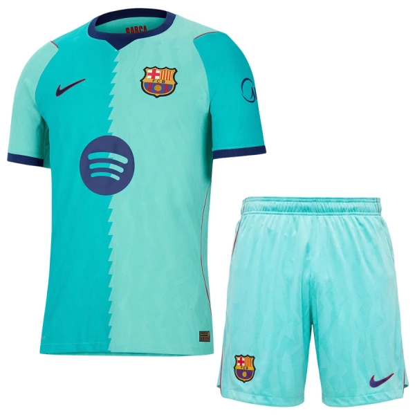 Najcenejši Otroški nogometni dres kompleti FC Barcelona Tretji 2026-27 modra