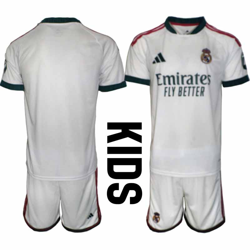 Poceni Otroški nogometni dres kompleti Kylian Mbappé 10 Real Madrid Domači 2026/27-1