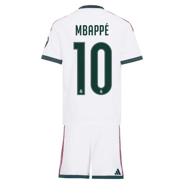 Poceni Otroški nogometni dres kompleti Kylian Mbappé 10 Real Madrid Domači 2026/27