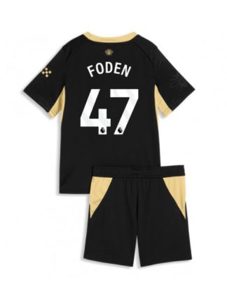 Najcenejši Otroški Nogometni dres kompleti Manchester City Gostujoči 2026-27 Phil Foden #47