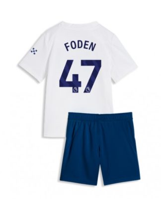 Kupiti Poceni Otroški Nogometni dres kompleti Manchester City Tretji 2026-27 Phil Foden #47