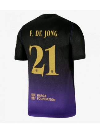 Kupiti Poceni Nogometni dres Barcelona Frenkie de Jong #21 Gostujoči 2026-27 Kratek rokav