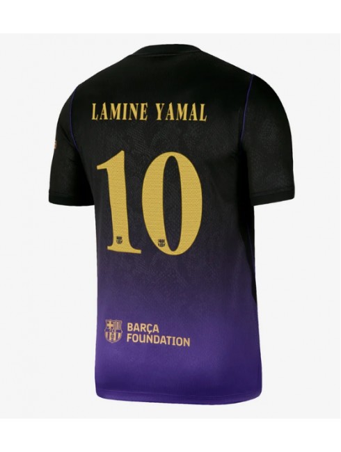 Kupiti Poceni Nogometni dres Barcelona Lamine Yamal #10 Gostujoči 2026-27 Kratek rokav