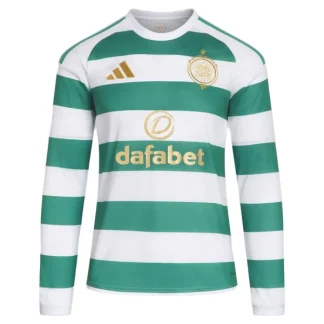 Poceni Nogometni dres Celtic Domači 2026-27 Dolgi Rokav