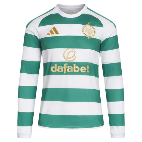 Poceni Nogometni dres Celtic Domači 2026-27 Dolgi Rokav