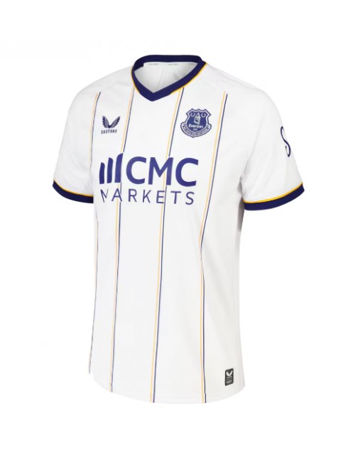 Najcenejši Moški Nogometni dres Everton Vitaliy Mykolenko #16 Gostujoči 2026-27 bela-1