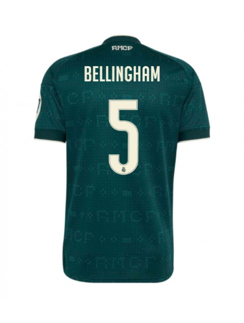 Najcenejši Nogometni dres Real Madrid Jude Bellingham #5 Gostujoči 2026-27 Kratek rokav