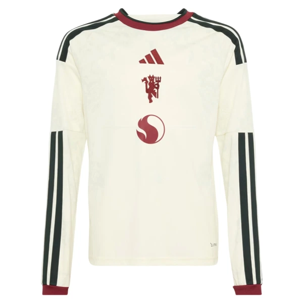 Poceni Nogometni dres bela Manchester United Tretji 2026-27 Dolgi Rokav