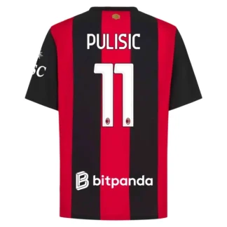 Poceni nogometni dres AC Milan Christian Pulisic #11 Domači 2026-27