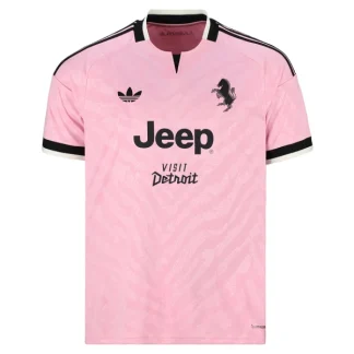 Poceni nogometni dres Juventus Gostujoči 2026/27 roza Kratek Rokav