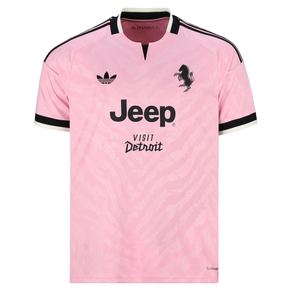 Poceni nogometni dres Juventus Gostujoči 2026/27 roza Kratek Rokav