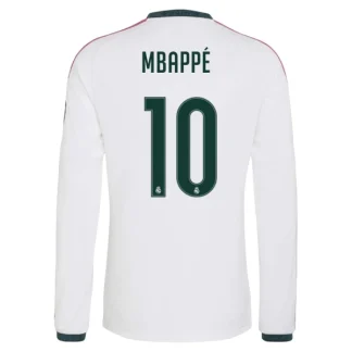 Poceni nogometni dres Real Madrid Kylian Mbappé 10 Domači 2026/27 Dolgi Rokav