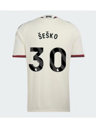 Najcenejši Nogometni dres 2026-27 Manchester United Benjamin Sesko #30 Tretji