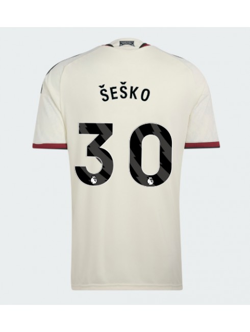 Najcenejši Nogometni dres 2026-27 Manchester United Benjamin Sesko #30 Tretji