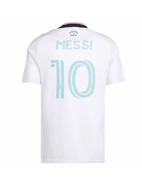Najcenejši Moški Nogometni dres Inter Miami Lionel Messi #10 Tretji 2026-27 bela