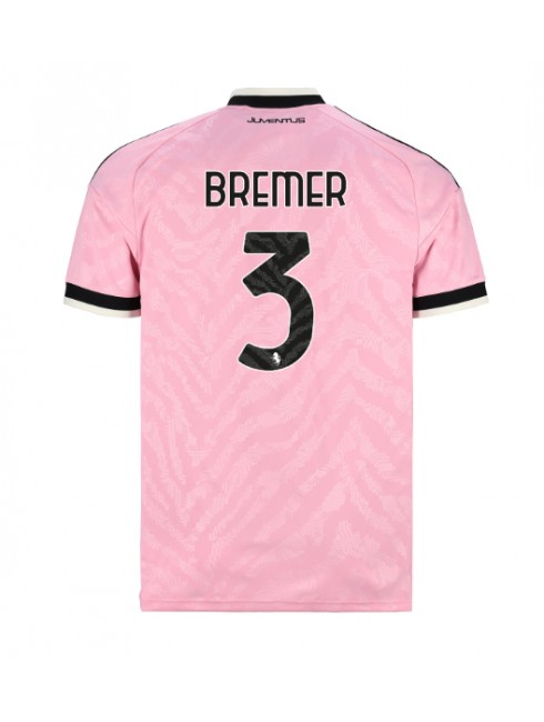 Najcenejši Nogometni dres Juventus Gleison Bremer #3 Gostujoči 2026-27 roza