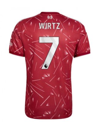 Moški Nogometni dres Liverpool Florian Wirtz #7 Domači 2026-27 rdeča