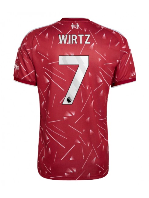 Moški Nogometni dres Liverpool Florian Wirtz #7 Domači 2026-27 rdeča