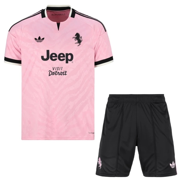 Prodaja Otroški nogometni dres Juventus Gostujoči 2026/27 kompleti roza