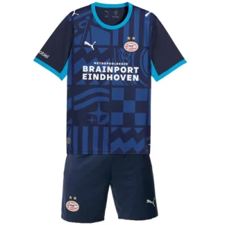 Prodaja Otroški nogometni dres kompleti PSV Eindhoven Tretji 2026-27 modra