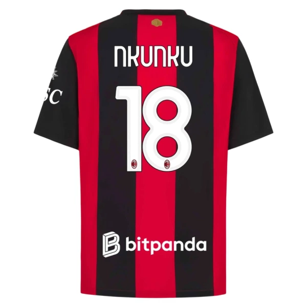 Moški nogometni dres AC Milan Christopher Nkunku #18 Domači 2026-27