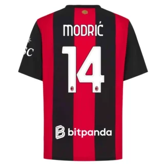 Moški nogometni dres AC Milan Luka Modric #14 Domači 2026-27