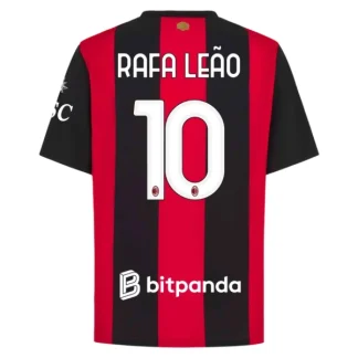 Moški nogometni dres AC Milan Rafael Leao #10 Domači 2026-27