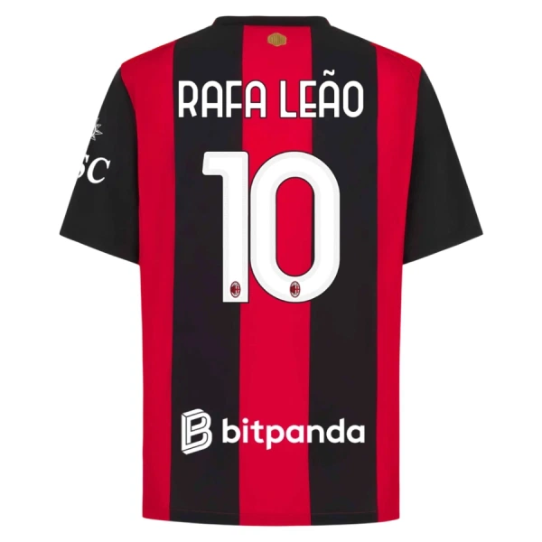 Moški nogometni dres AC Milan Rafael Leao #10 Domači 2026-27